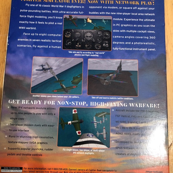Fighter Duel Special Edition Big Box PC Game Flight Simulation - Picture 2 of 11